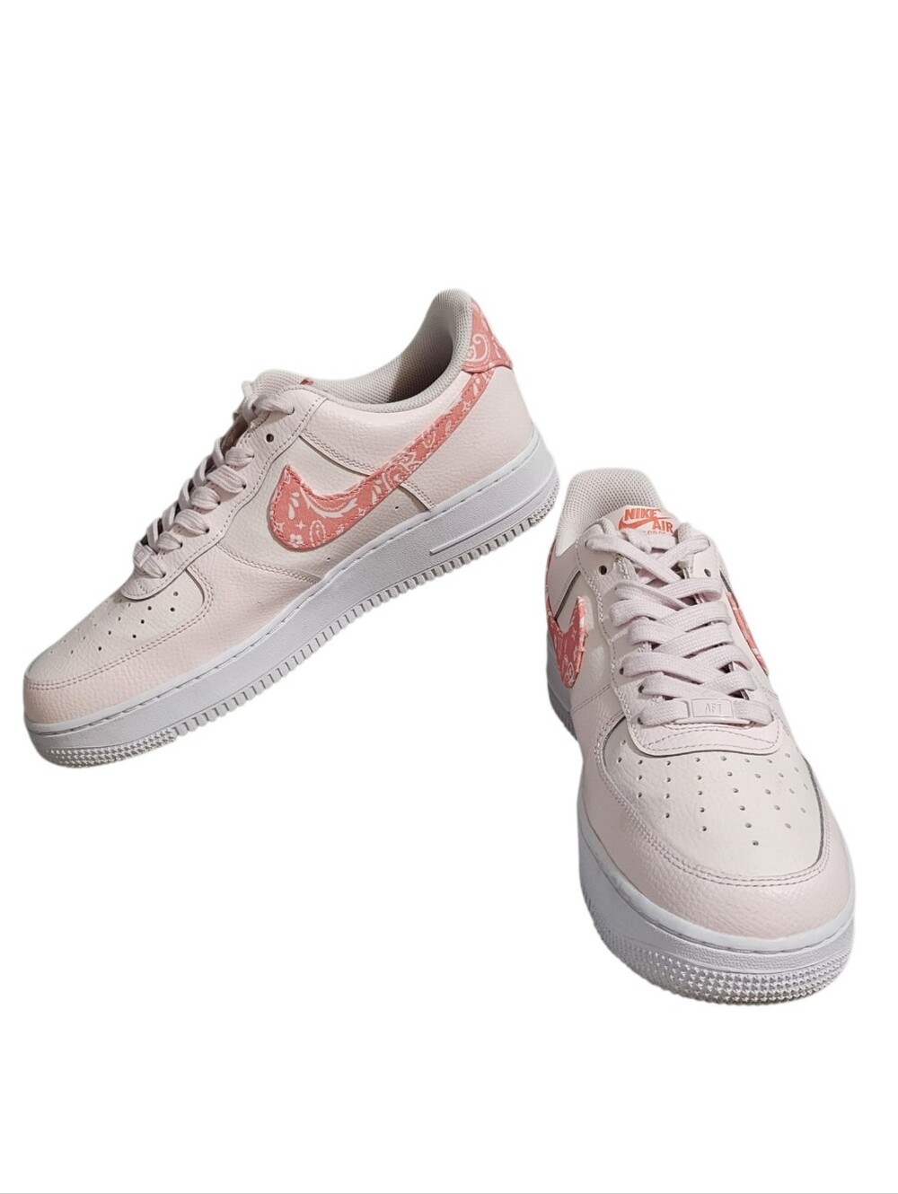Nike Air Force 1 '07 Women's Shoe Sneakers Sz 11.5 Pearl Pink Paisley FD1448-664